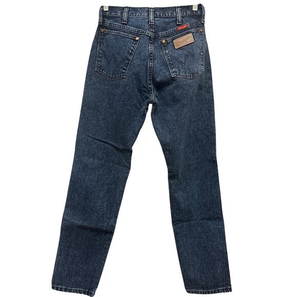 Vintage Wrangler Cowboy Cut 14MWZ Slim Dark Jeans Size 11 - Picture 3 of 5
